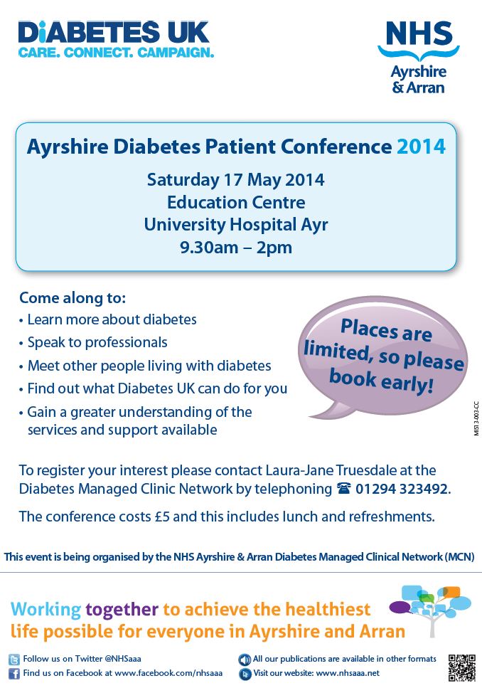 Ayrshire Diabetes Patient Conference 2014