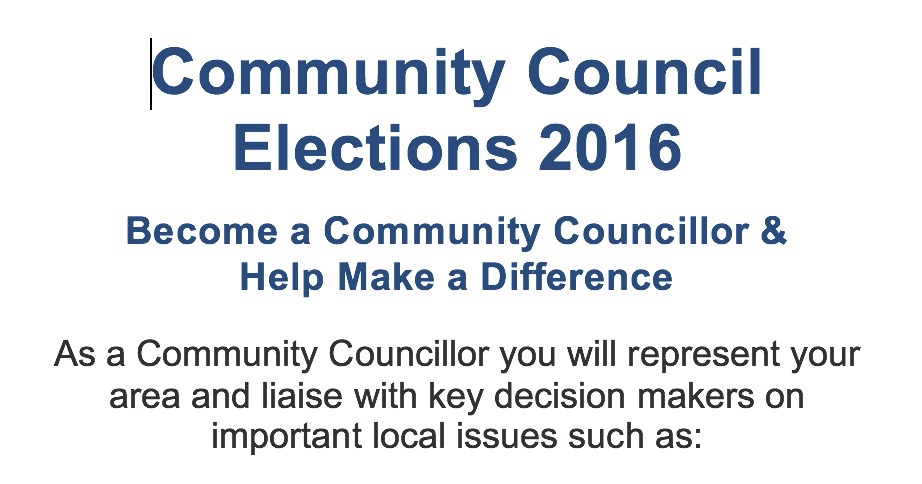 Community Council Elections 2016